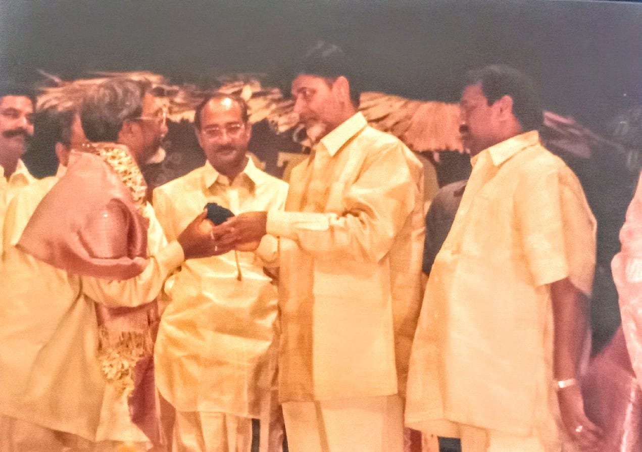 Felicitation by Honorable Chief Minister Shri Nara Chandrababu Naidu