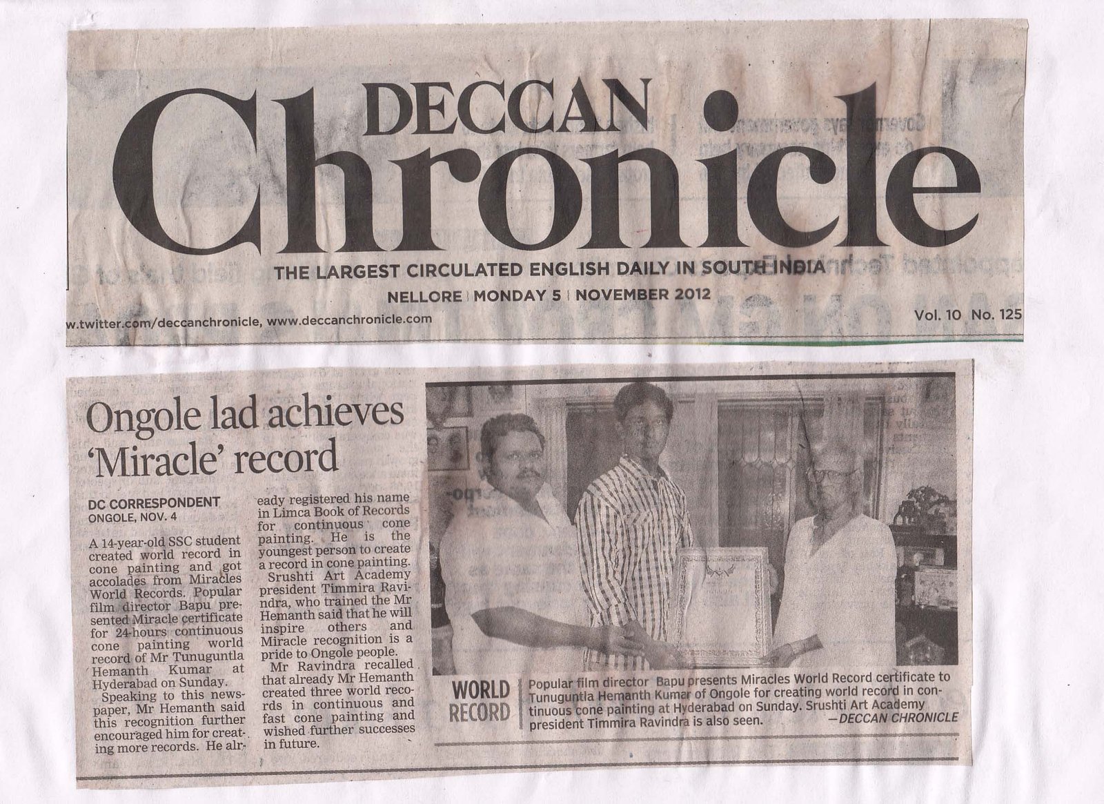 Deccan chronicle news