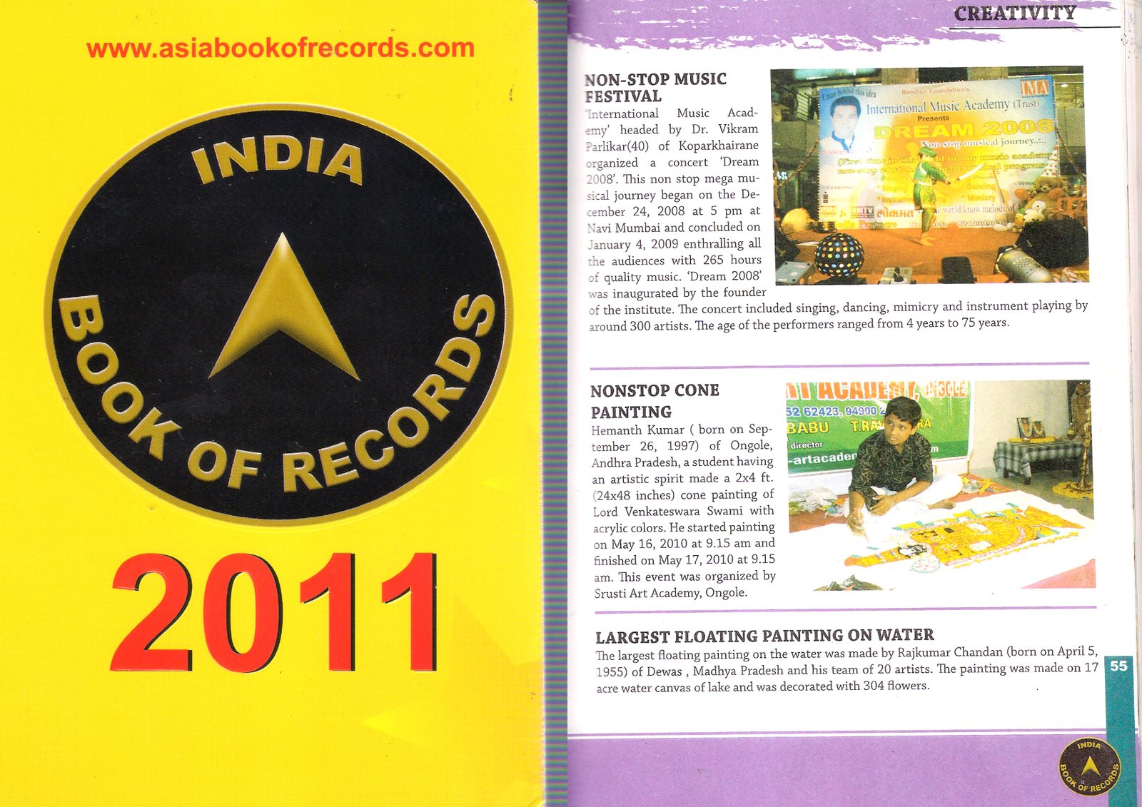 india book of records