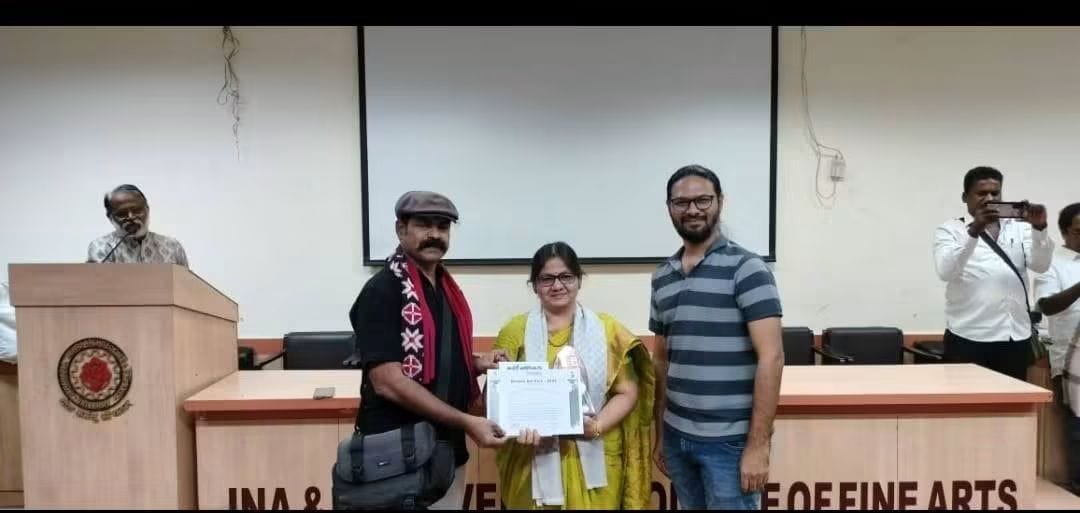 Felicitation at Ongole Art Fest 2025