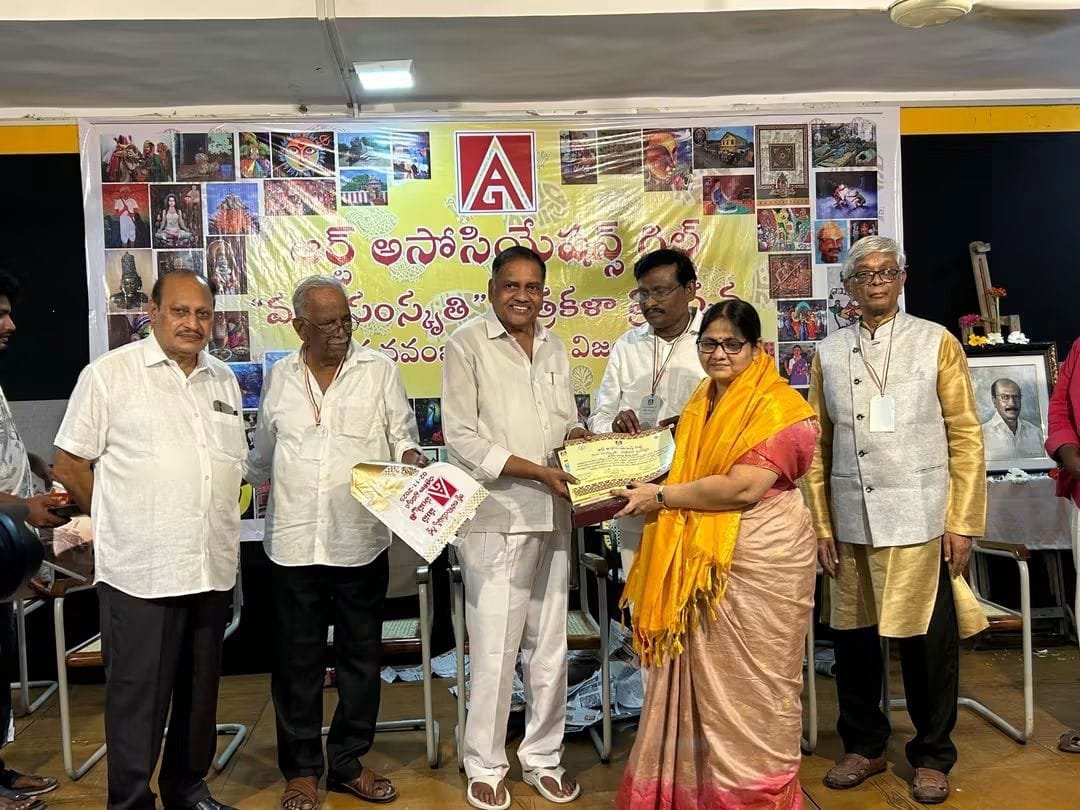 Felicitation at Art Association Guild by Sri Mandali Budhaprasad garu