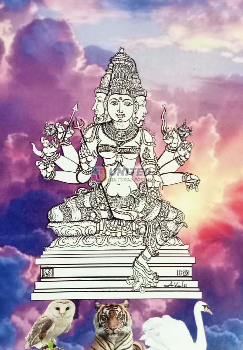 Tridevi Swaroopam – The Divine Trinity of Goddesses